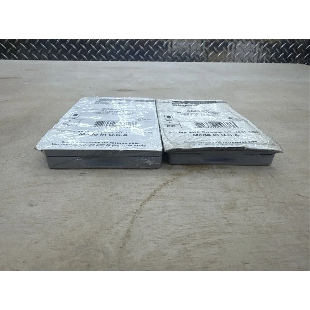 Lot of 2 Pass & Seymour Legrand CA26-GV Gray Weatherproof Cover
